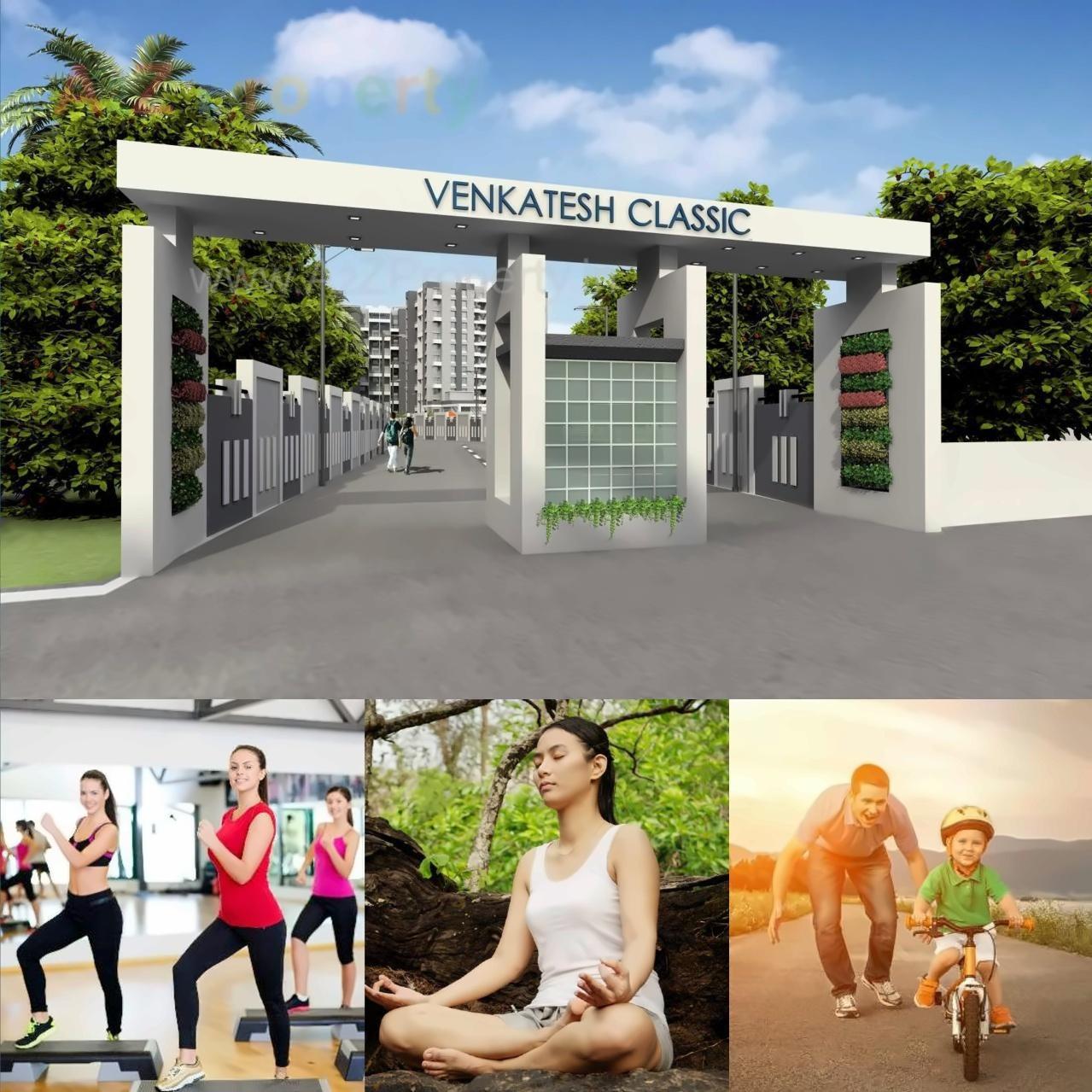 3D Elevation of real estate project Venkatesh Classic located at Hadapsar, Pune, Maharashtra
