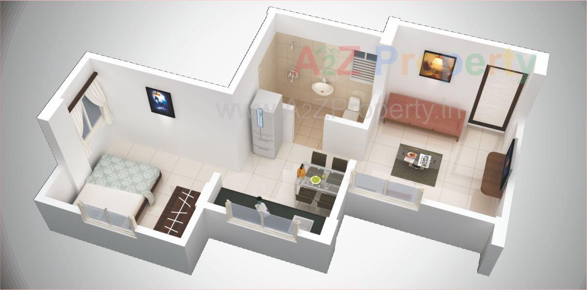 Flat 4 of real estate project Venkatesh Galaxy located at Kondhwa-bk, Pune, Maharashtra