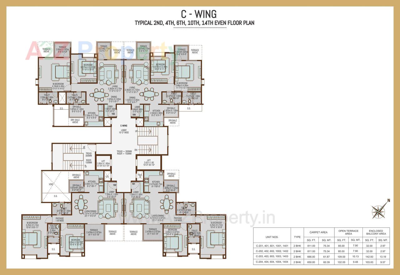 0010 of real estate project Vertical Alcinia located at Mohammadwadi, Pune, Maharashtra