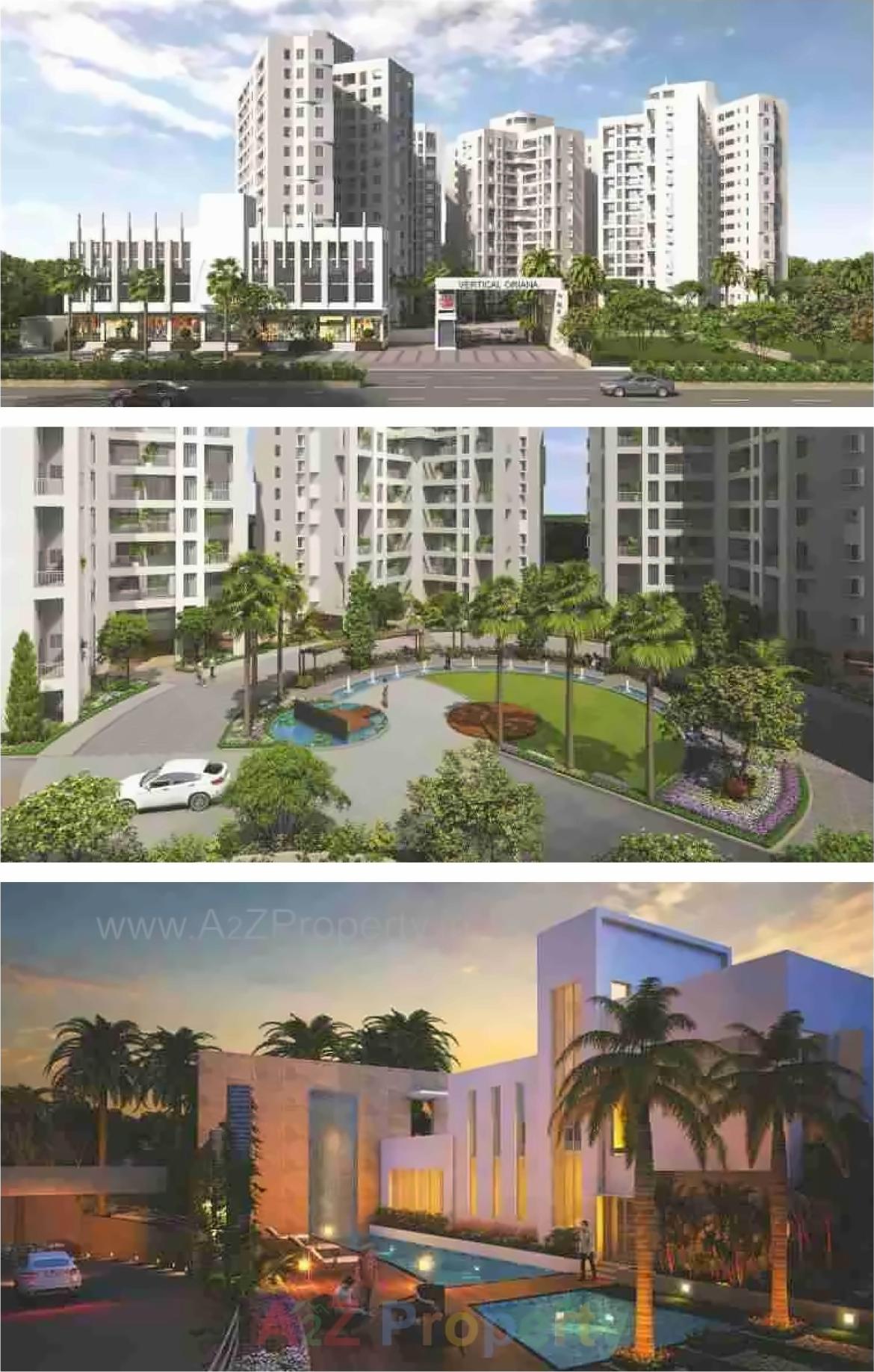 3D Elevation of real estate project Vertical Oriana located at Keshavnagarmundwa, Pune, Maharashtra