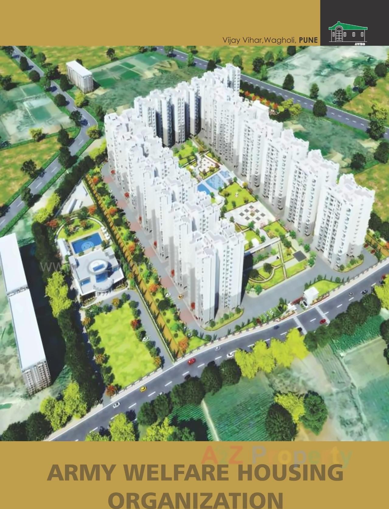 3D Elevation of real estate project Vijay Vihar located at Wagholi, Pune, Maharashtra