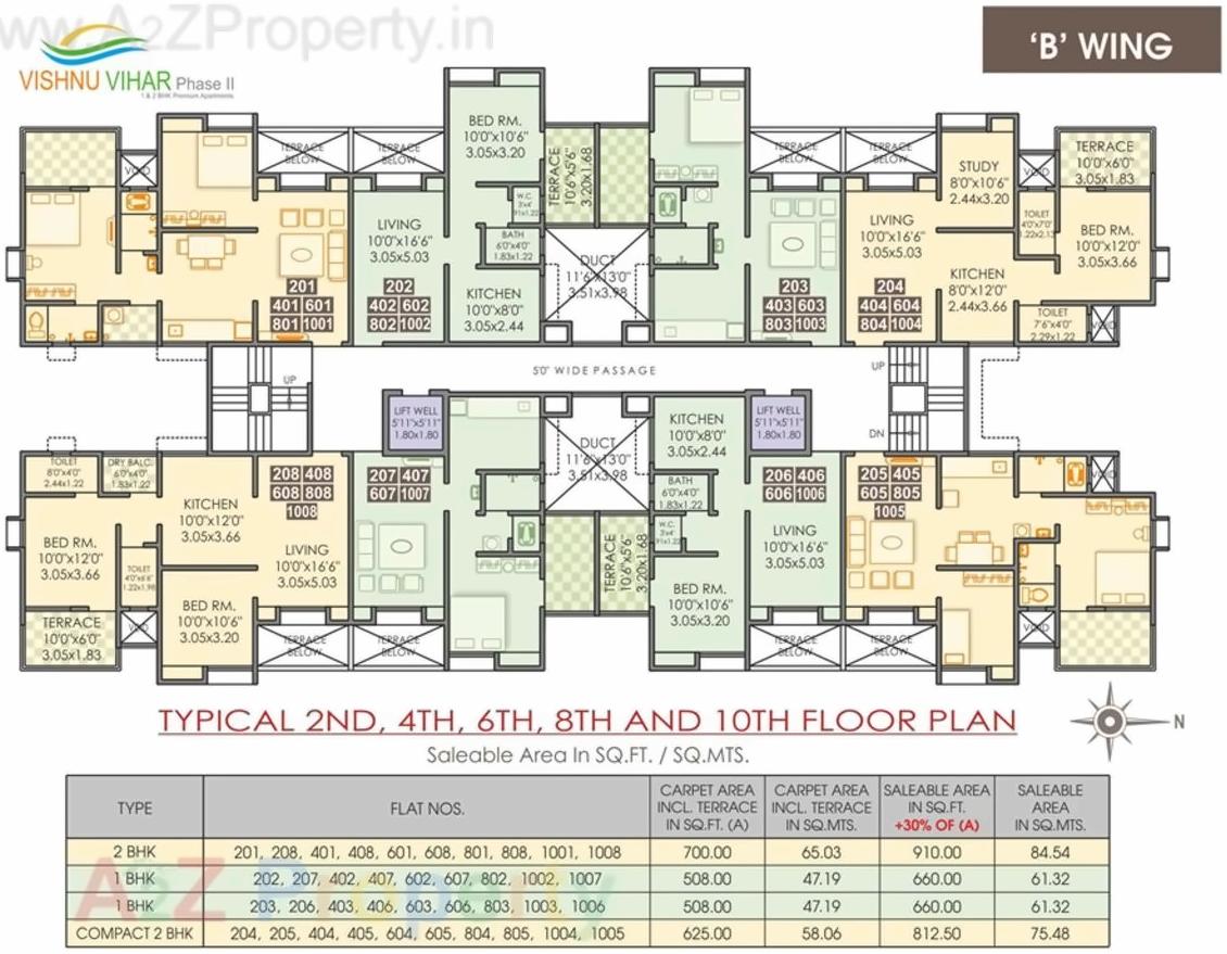 Layout of real estate project Vishnuvihar located at Kasar-amboli, Pune, Maharashtra
