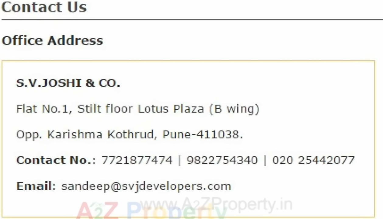  of real estate project Vishnuvihar located at Kasar-amboli, Pune, Maharashtra