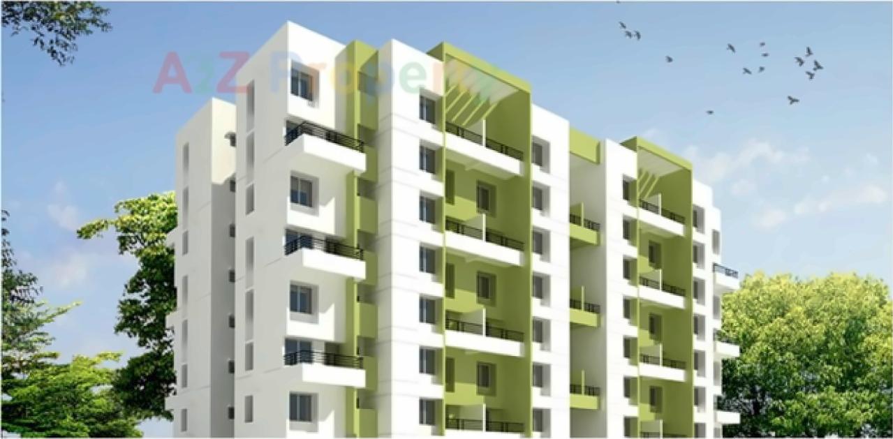 3D Elevation of real estate project Vishnuvihar located at Kasar-amboli, Pune, Maharashtra