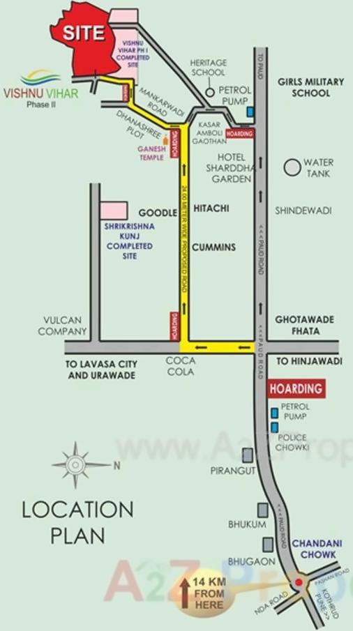  of real estate project Vishnuvihar located at Kasar-amboli, Pune, Maharashtra