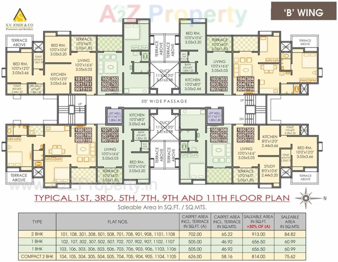 Layout of real estate project Vishnuvihar located at Kasar-amboli, Pune, Maharashtra