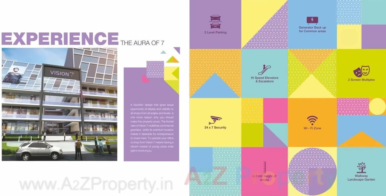 Layout of real estate project Vision located at Pune-cb, Pune, Maharashtra