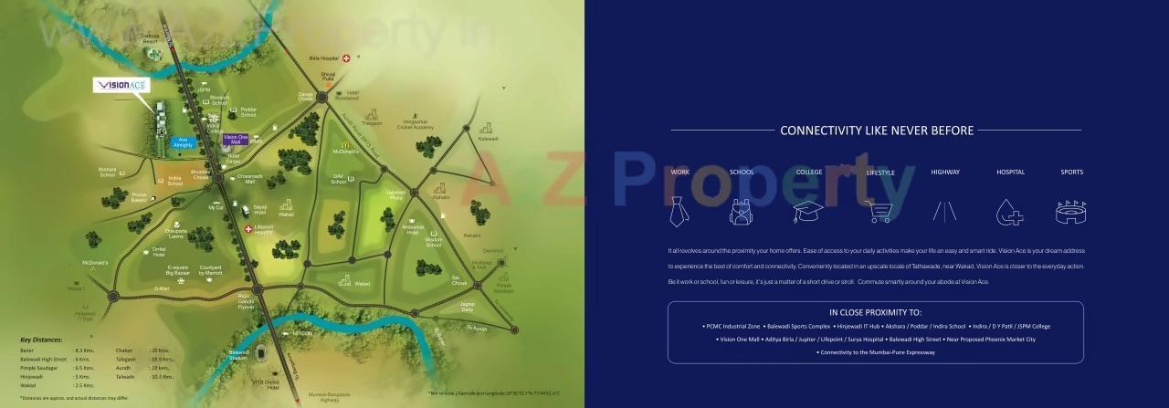  of real estate project Vision Ace located at Tathwade, Pune, Maharashtra