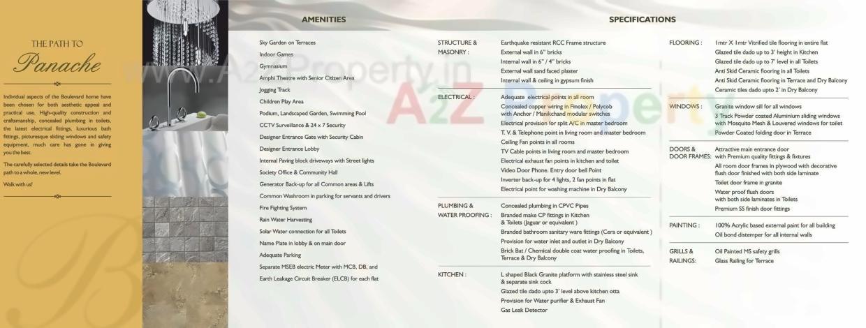  of real estate project Vision Boulevard located at Pimpale-saudagar, Pune, Maharashtra