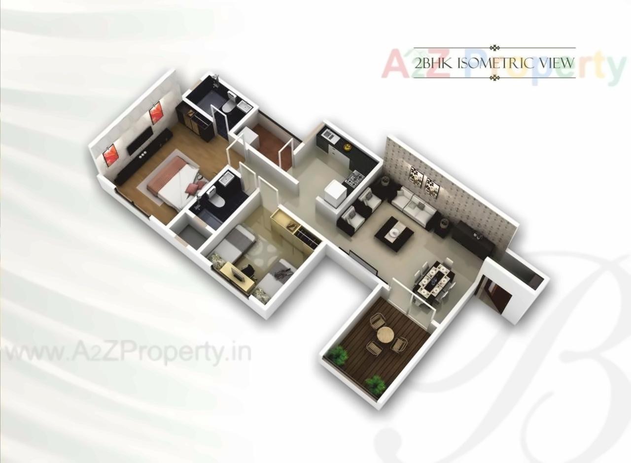 Layout of real estate project Vision Boulevard located at Pimpale-saudagar, Pune, Maharashtra