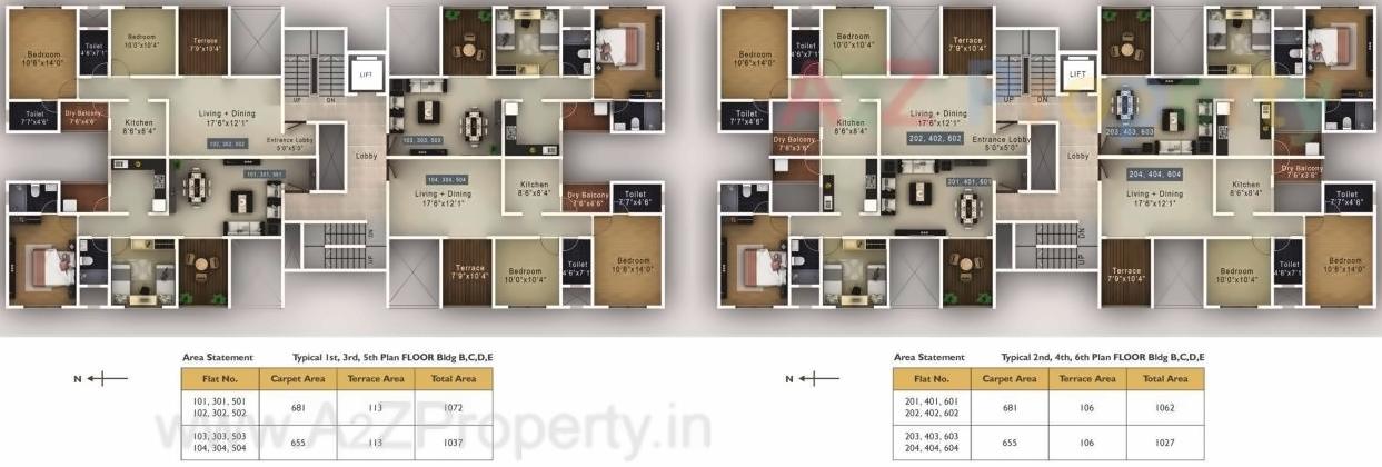Layout of real estate project Vision Boulevard located at Pimpale-saudagar, Pune, Maharashtra