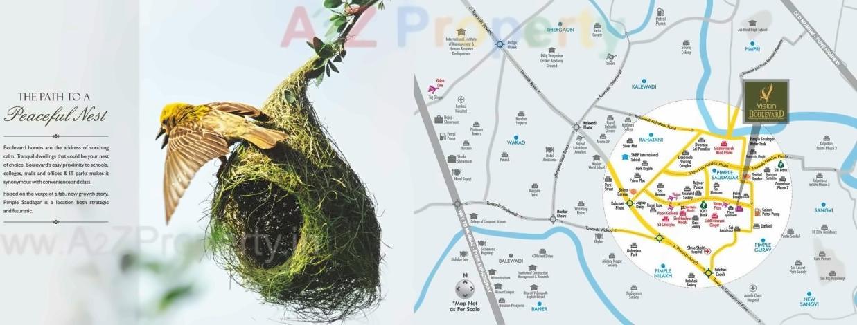  of real estate project Vision Boulevard located at Pimpale-saudagar, Pune, Maharashtra