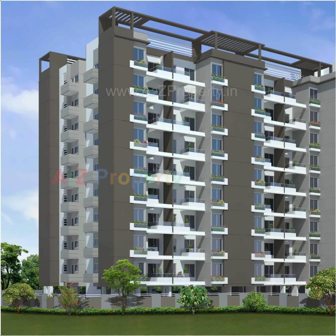 3D Elevation of real estate project Vision Eternity located at Marunji, Pune, Maharashtra
