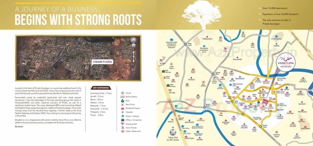  of real estate project Vision Flora located at Pimpale-saudagar, Pune, Maharashtra
