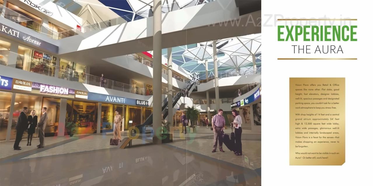 3D Elevation of real estate project Vision Flora located at Pimpale-saudagar, Pune, Maharashtra