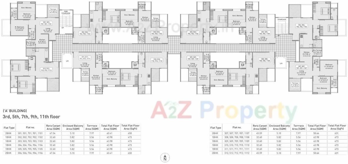 Layout of real estate project Vision Indrabhumi located at Pimpri-chinchawad-m-corp, Pune, Maharashtra