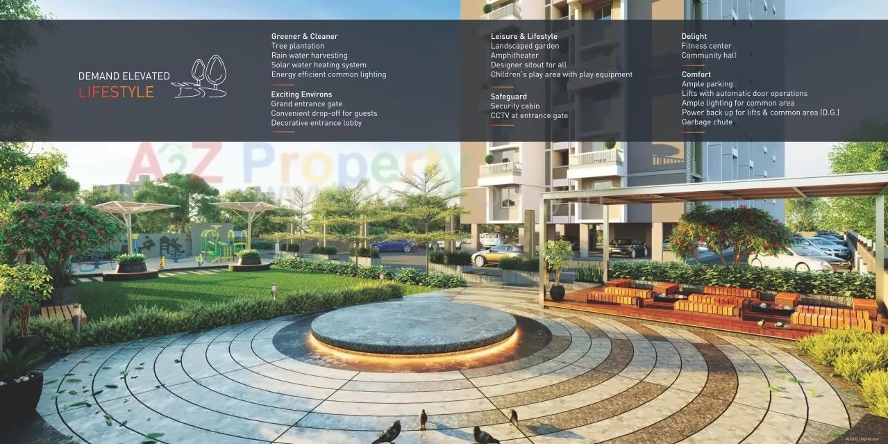 3D Elevation of real estate project Vision Indrabhumi located at Pimpri-chinchawad-m-corp, Pune, Maharashtra