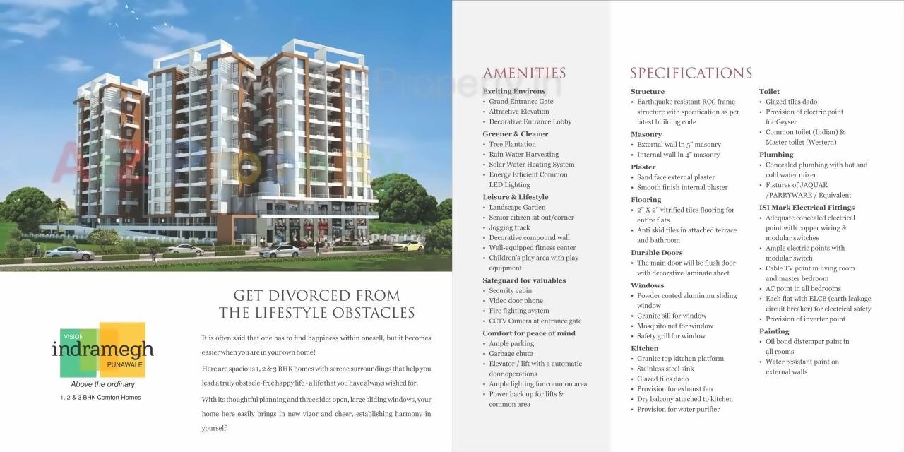  of real estate project Vision Indramegh located at Punawale, Pune, Maharashtra