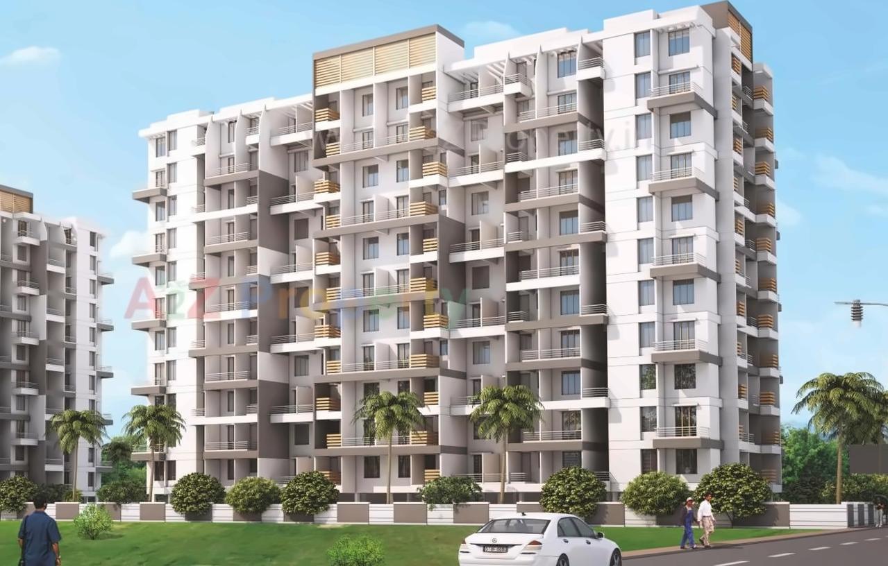 3D Elevation of real estate project Vision Kalpavriksha located at Pimpri-chinchawad-m-corp, Pune, Maharashtra