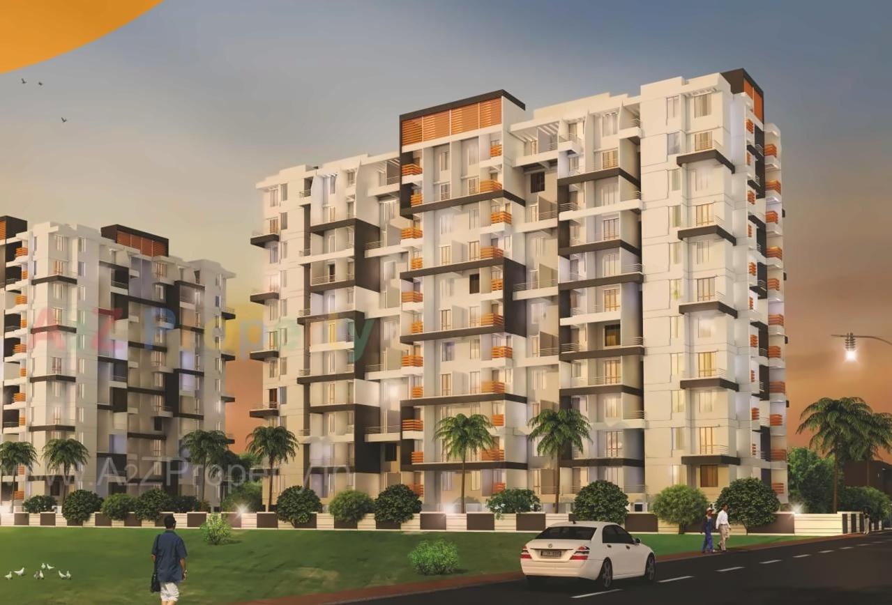 3D Elevation of real estate project Vision Kalpavriksha located at Pimpri-chinchawad-m-corp, Pune, Maharashtra