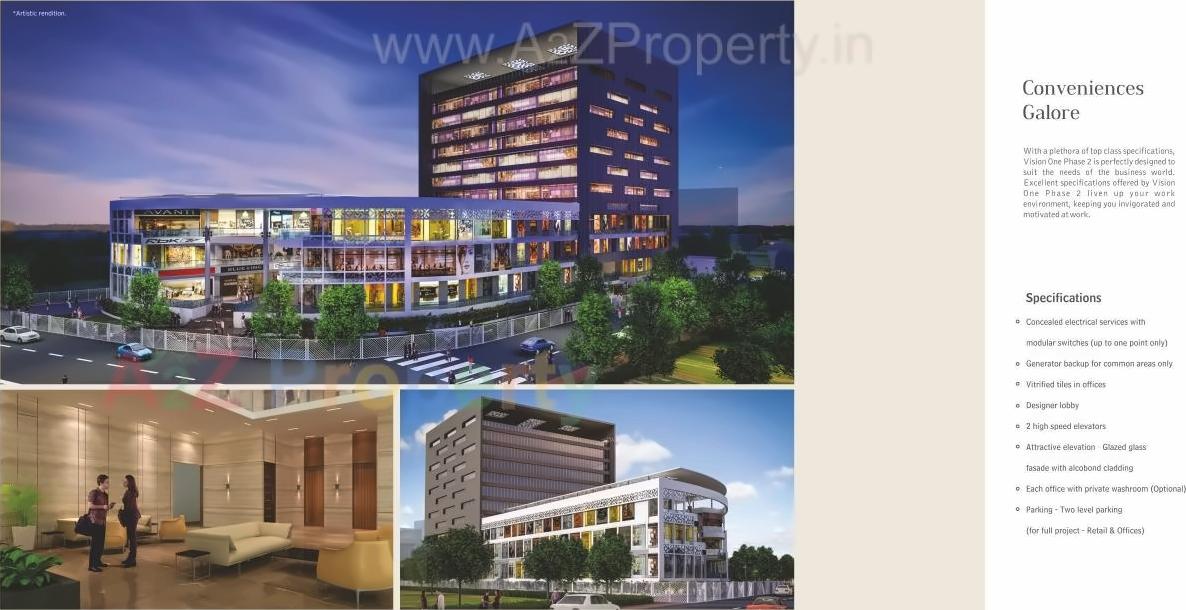 3D Elevation of real estate project Vision One Two located at Tathwade, Pune, Maharashtra