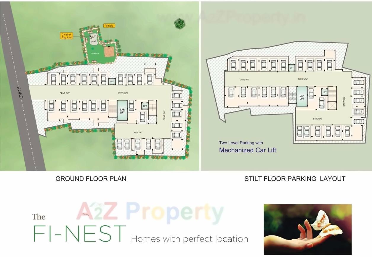 Layout of real estate project Vision Vatika located at Pimpri-chinchawad-m-corp, Pune, Maharashtra