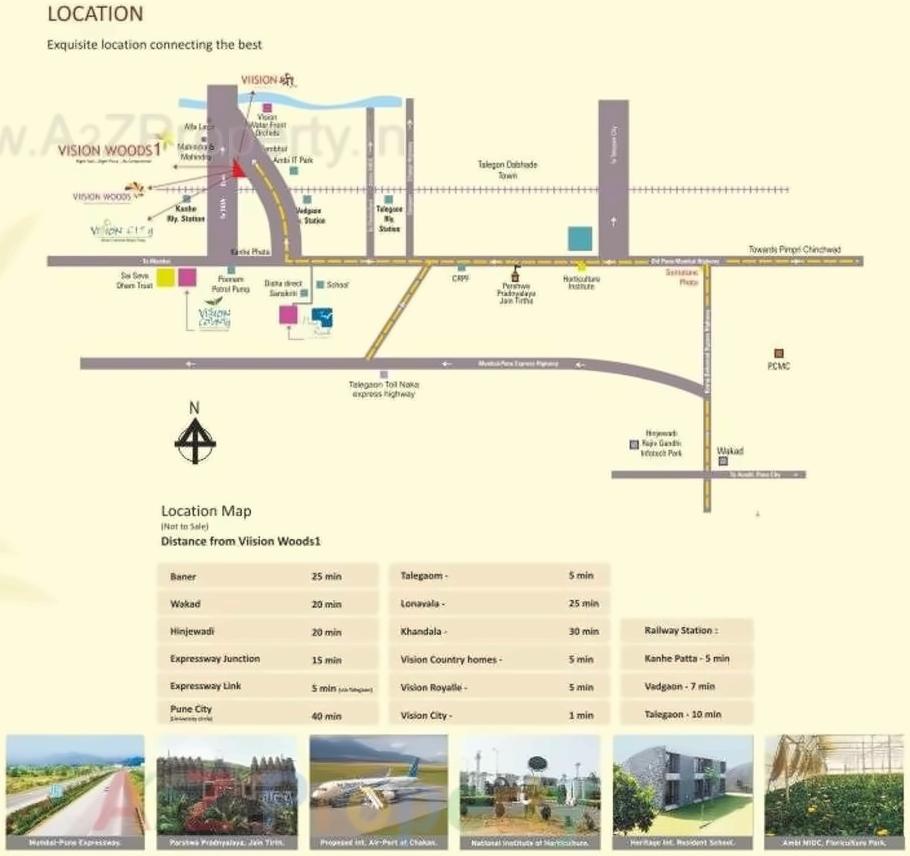  of real estate project Vision Woods located at Jambhul, Pune, Maharashtra