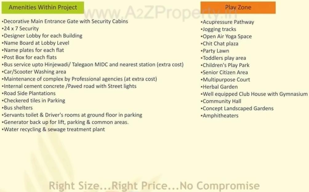  of real estate project Vision Woods located at Jambhul, Pune, Maharashtra