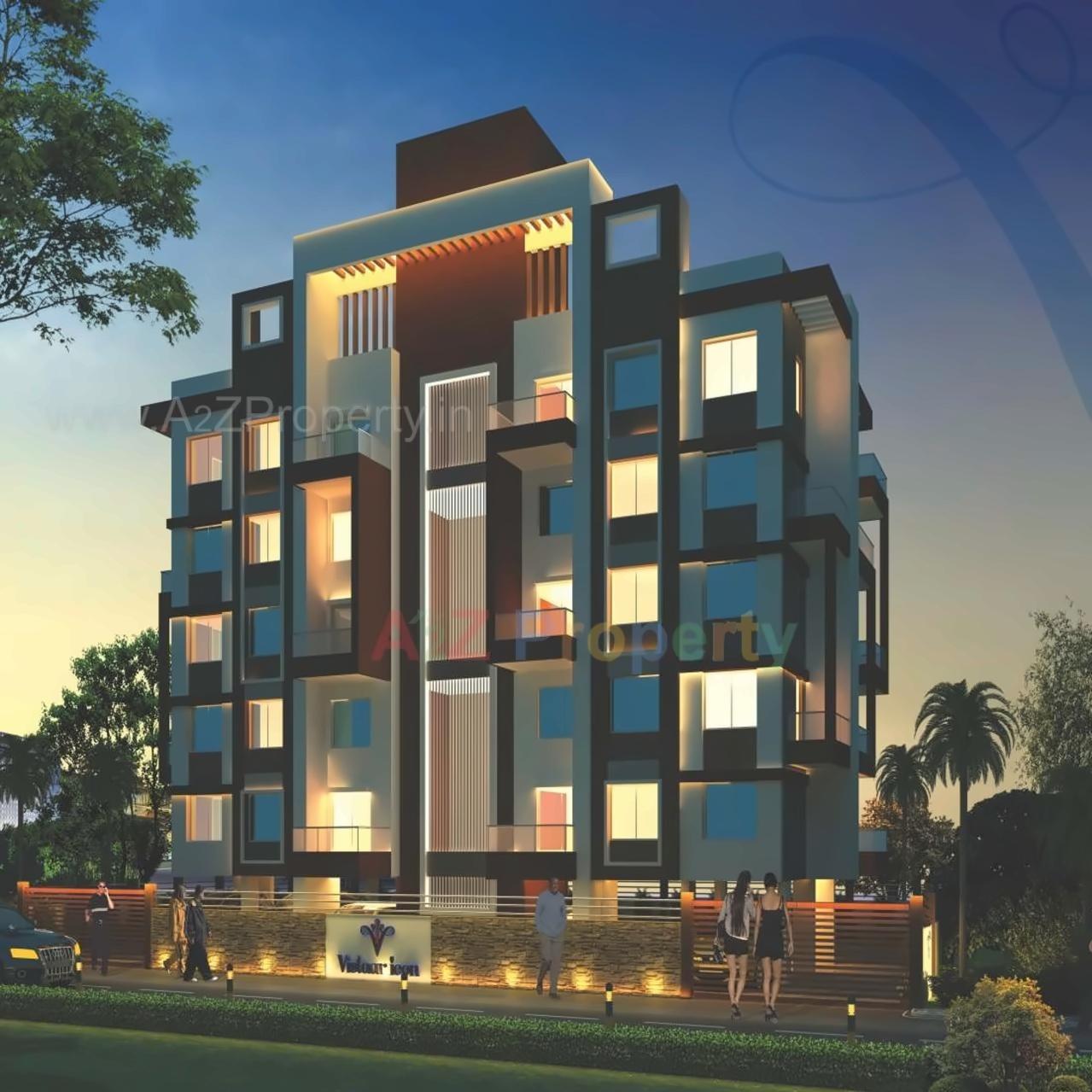 3D Elevation of real estate project Vistaar Icon located at Baner, Pune, Maharashtra