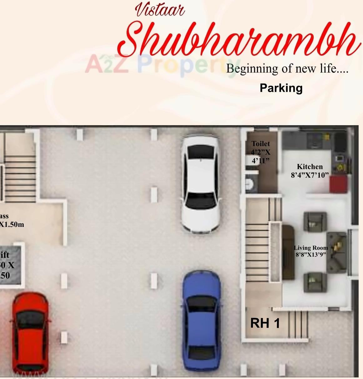 Layout of real estate project Vistaar Shubharambh located at Baner, Pune, Maharashtra