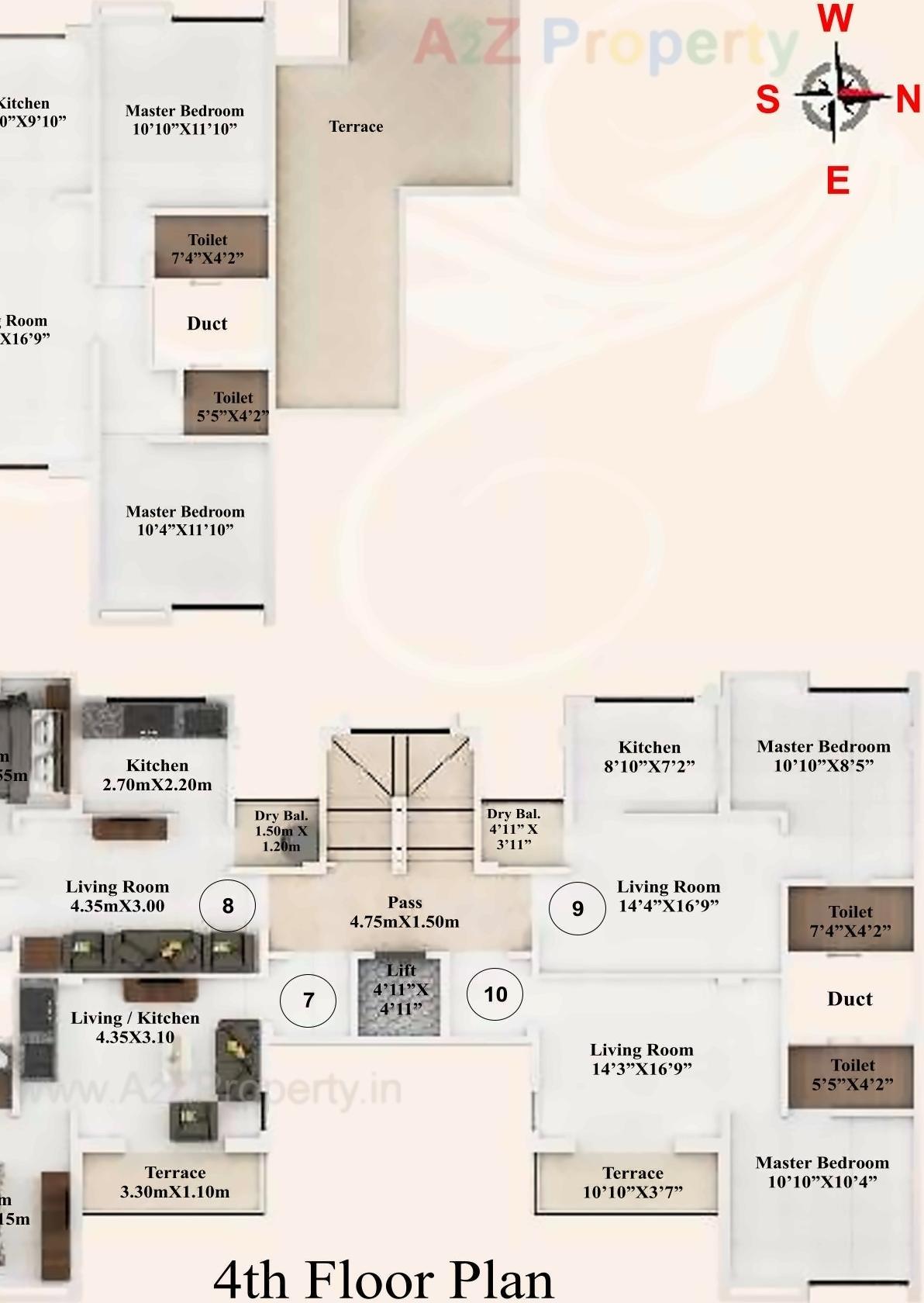 Layout of real estate project Vistaar Shubharambh located at Baner, Pune, Maharashtra