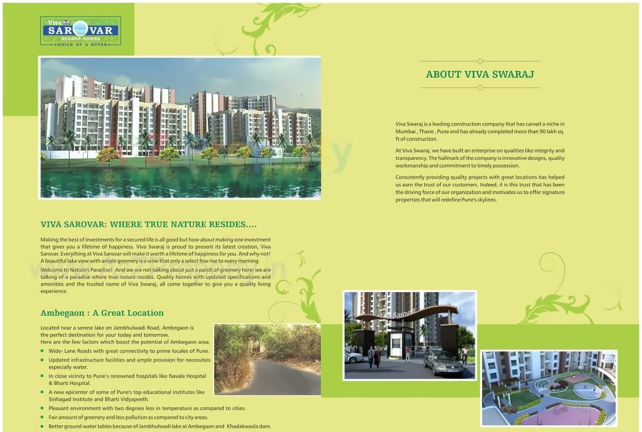 of real estate project Viva Sarovar located at Pune-m-corp, Pune, Maharashtra