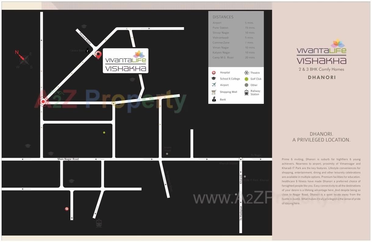  of real estate project Vivanta Life Vishakha located at Dhanori, Pune, Maharashtra