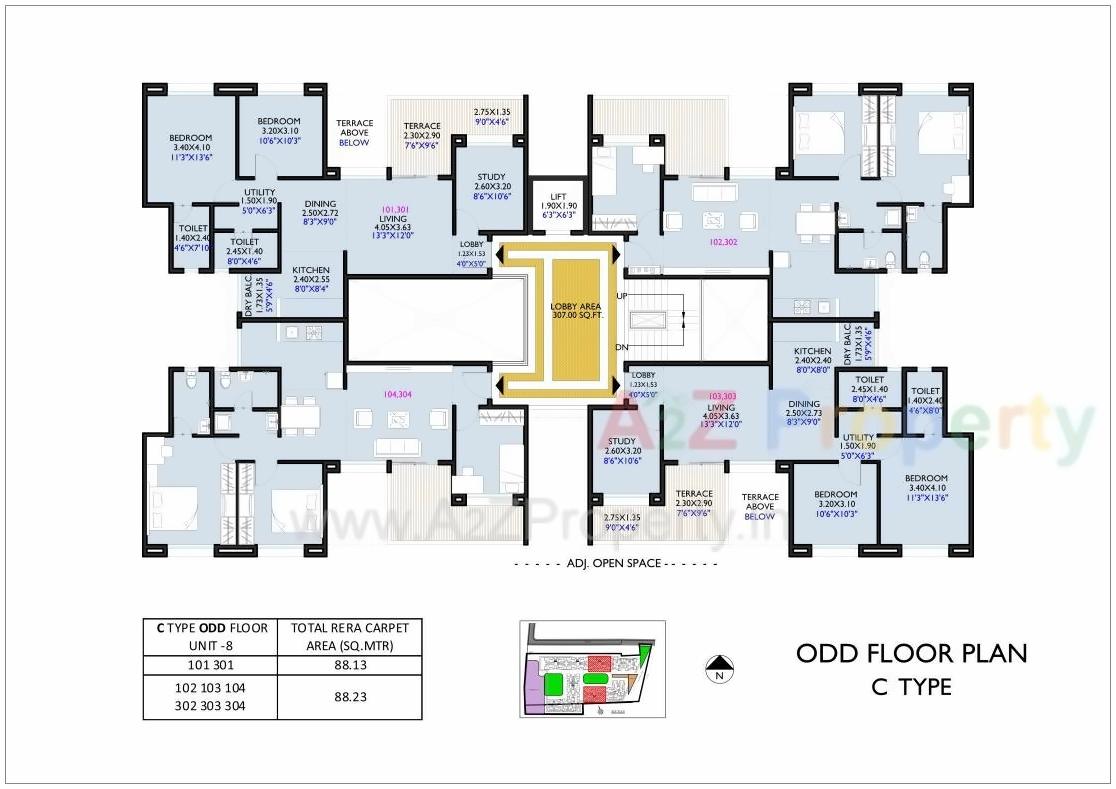 Layout of real estate project Vivanta Life Vishakha located at Dhanori, Pune, Maharashtra