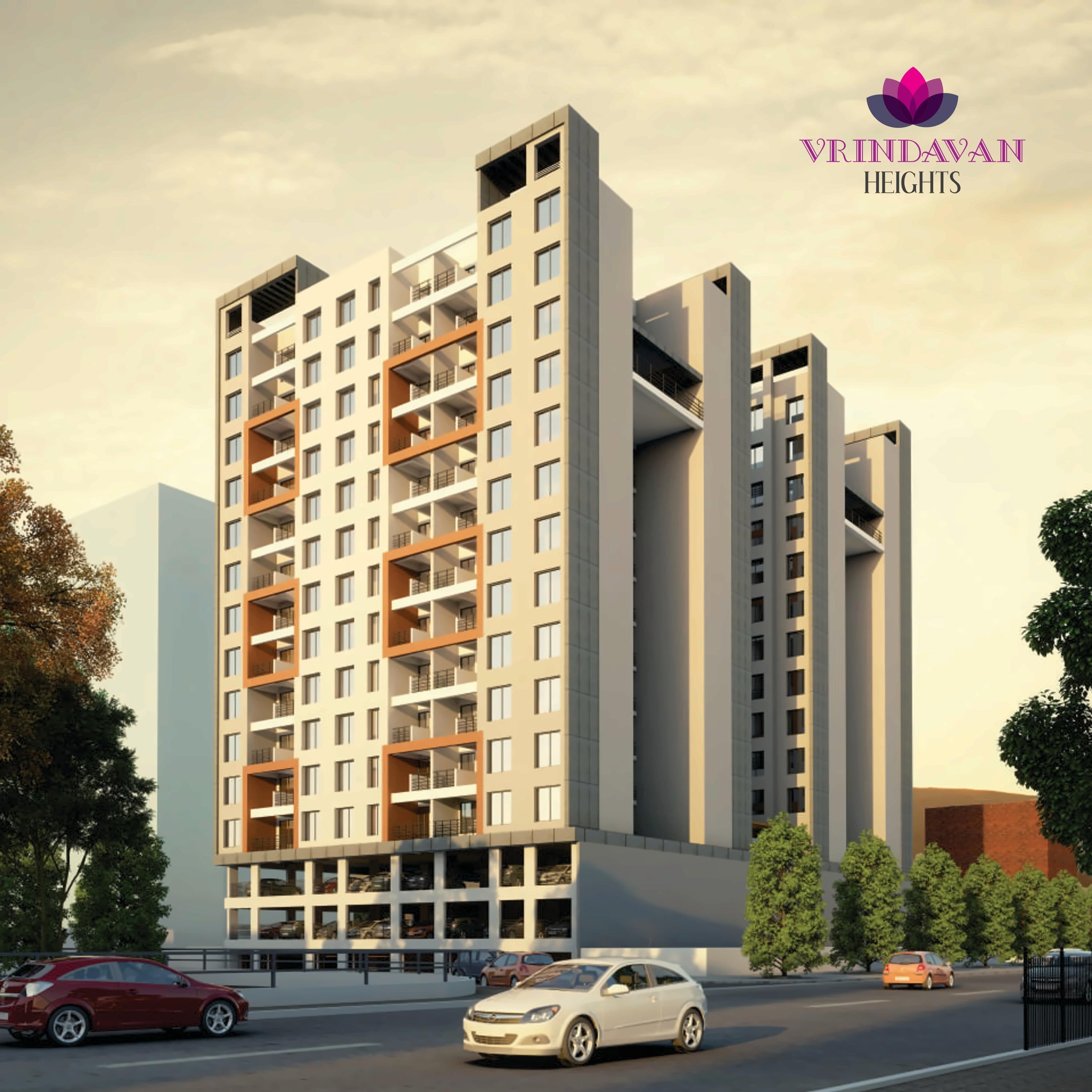 3D Elevation of real estate project Vrindavan Heights located at Hadapsar, Pune, Maharashtra