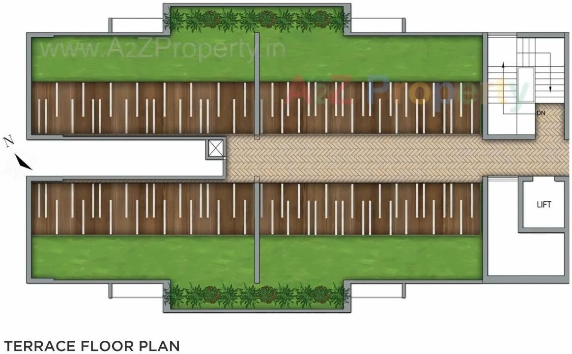 Layout of real estate project Vtp One located at Kharadi, Pune, Maharashtra