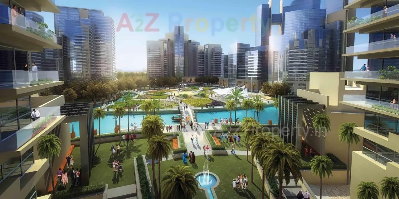 3D Elevation of real estate project Waterfall Residence located at Haveli, Pune, Maharashtra