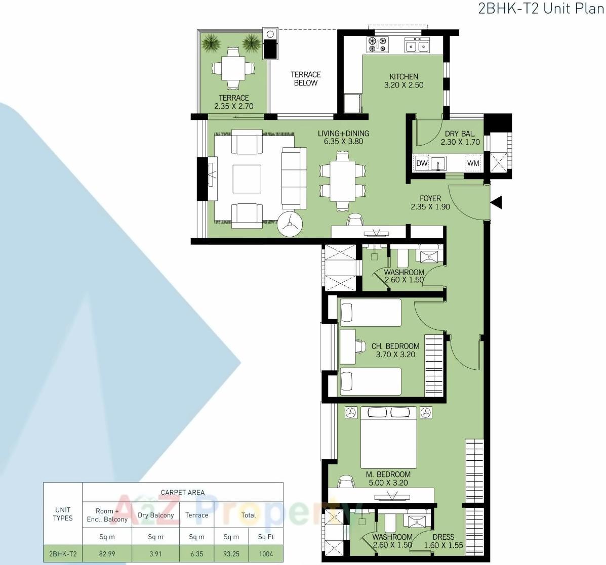 Layout of real estate project Waterfall Residence located at Haveli, Pune, Maharashtra
