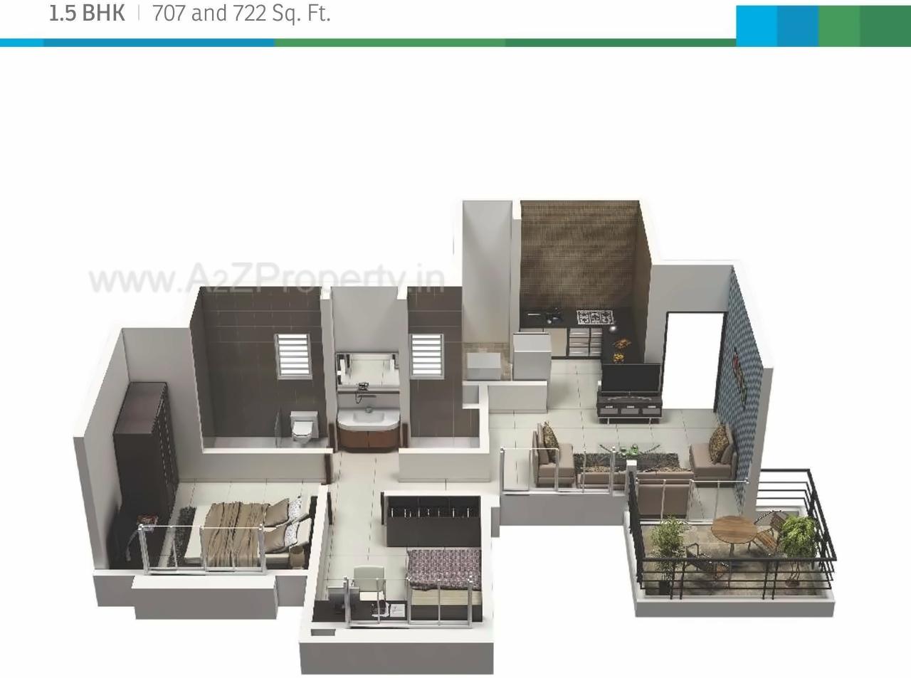 Layout of real estate project West Coast Park located at Shivne-part, Pune, Maharashtra
