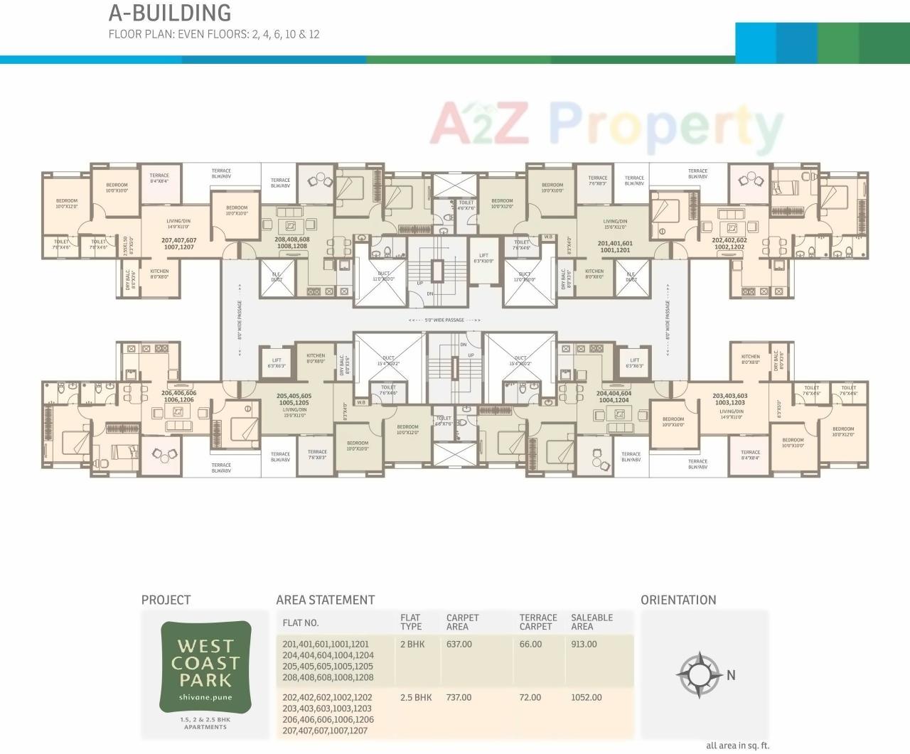 Layout of real estate project West Coast Park located at Shivne-part, Pune, Maharashtra