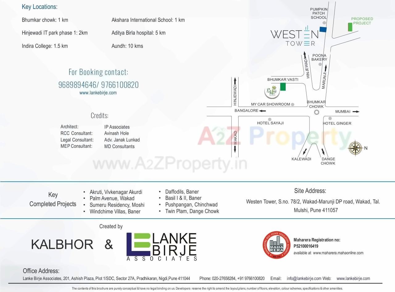  of real estate project Westen Tower located at Wakad, Pune, Maharashtra