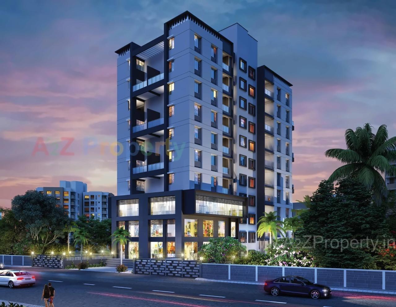 3D Elevation of real estate project Westen Tower located at Wakad, Pune, Maharashtra
