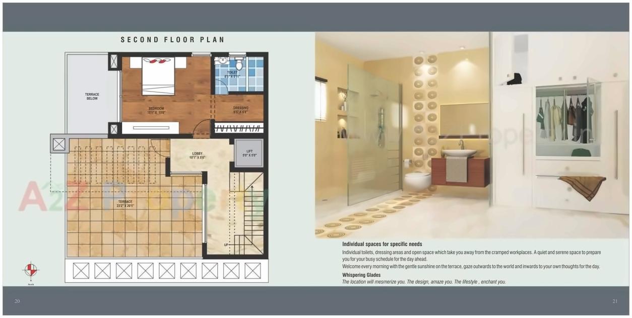 Layout of real estate project Whispering Glades located at Mohammadwadi, Pune, Maharashtra