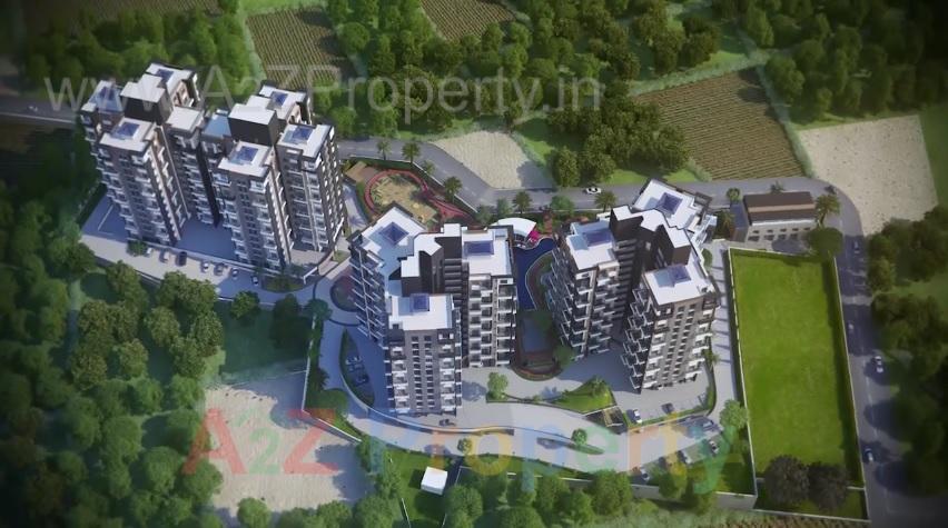 3D Elevation of real estate project Whistling Meadows located at Bhugaon, Pune, Maharashtra