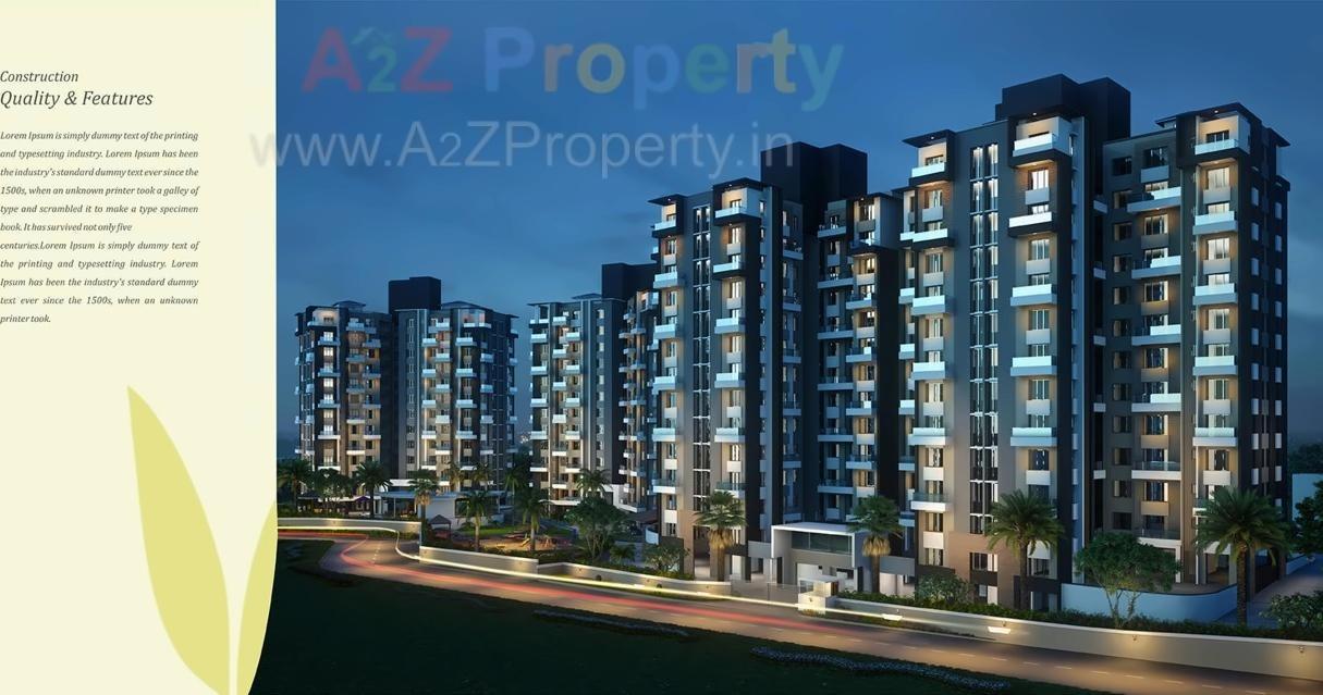 3D Elevation of real estate project Whistling Meadows located at Bhugaon, Pune, Maharashtra