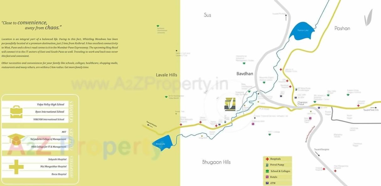 Image 15714 3 of real estate project Whistling Meadows located at Bhugaon, Pune, Maharashtra