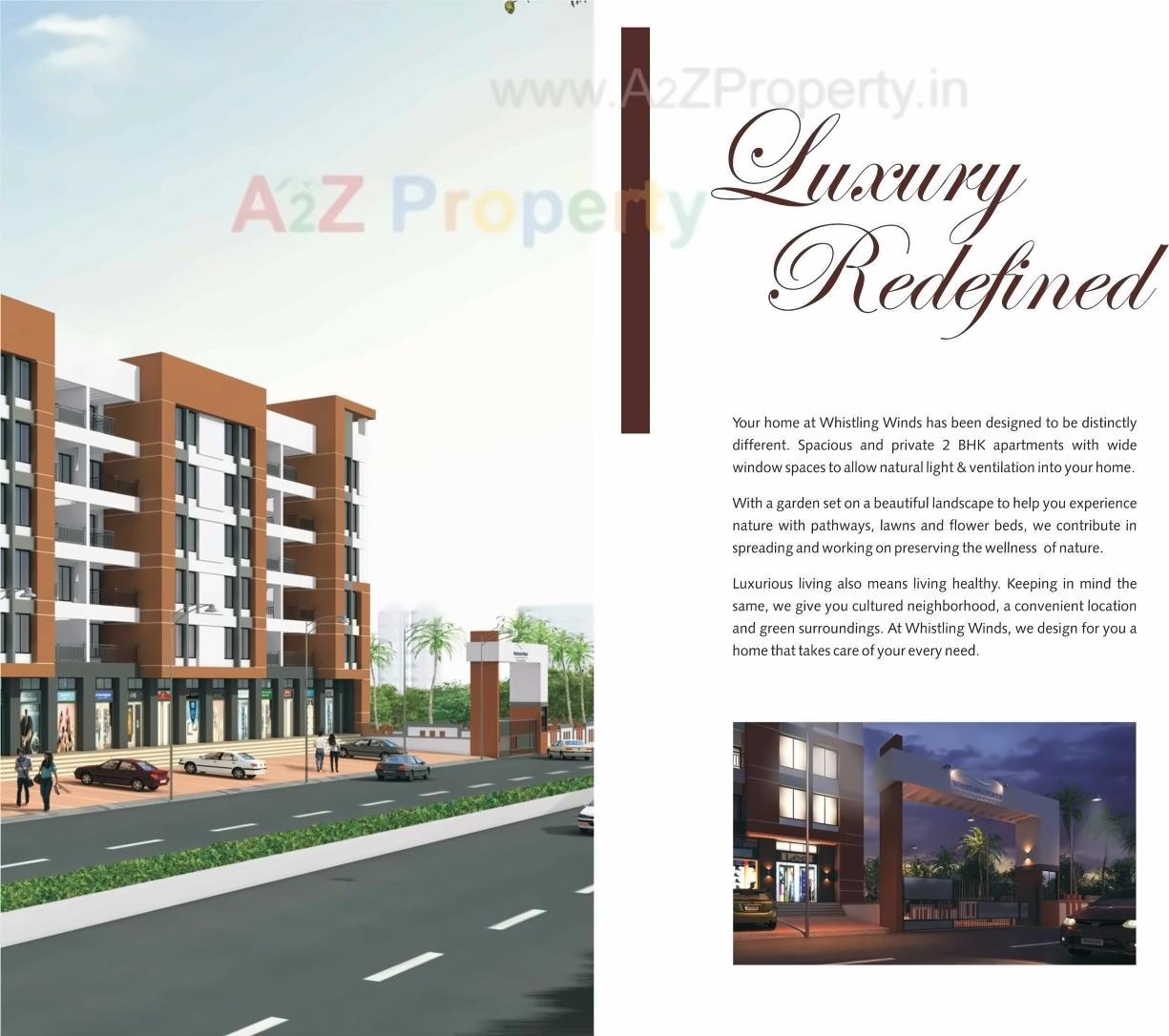 3D Elevation of real estate project Whistling Winds located at Pisoli, Pune, Maharashtra