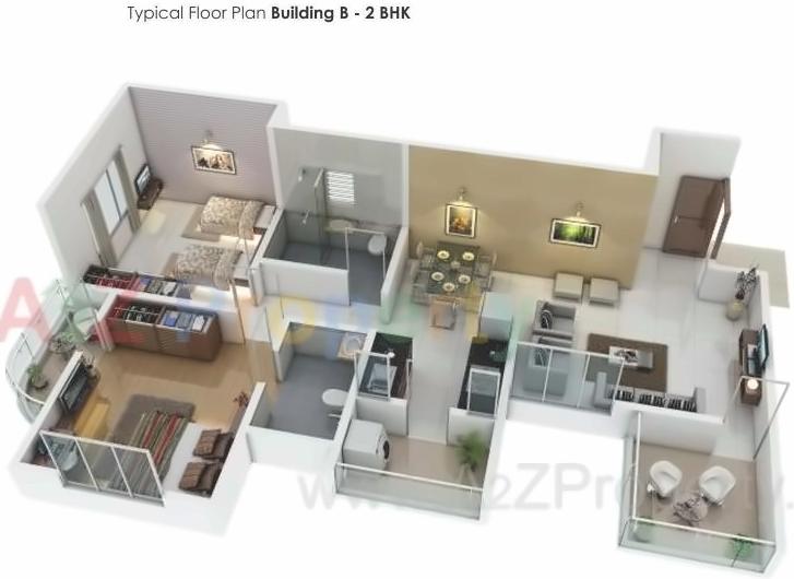 Layout of real estate project Whitefield located at Sus, Pune, Maharashtra