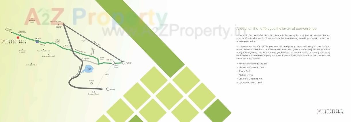  of real estate project Whitefield located at Sus, Pune, Maharashtra