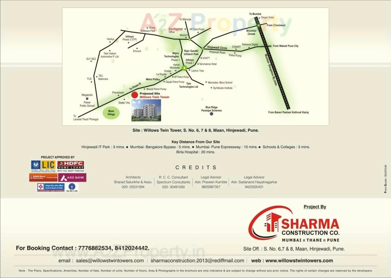  of real estate project Willows Twin Tower located at Man, Pune, Maharashtra
